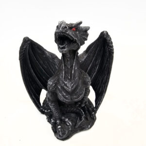 Dark Fury Obsidian Figurine