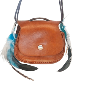 Bohemian Feather Mini Bag