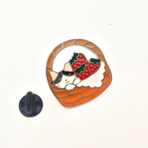 Cat pin badge
