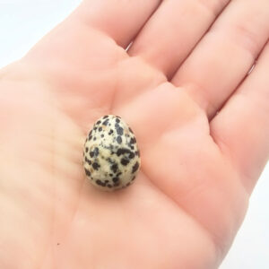 Dalmatian Jasper Mini Egg