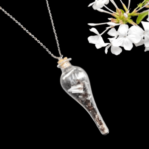 light and shield vial necklace