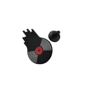 Record Pin Badge