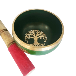 Singing Bowl Small - Green Tree of Life