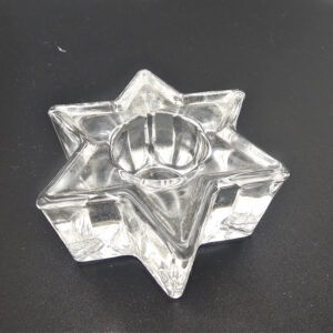 Star candle Holder Glass (6cm)