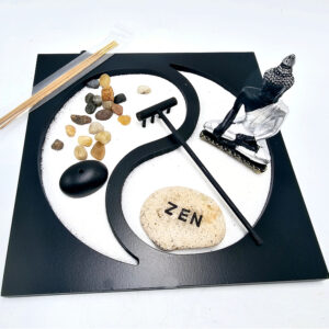 Yin Yang Buddha Zen Garden (22cm)