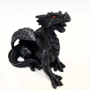 Dark Fury Obsidian Figurine