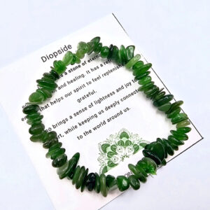 Diopside Chips Bangle