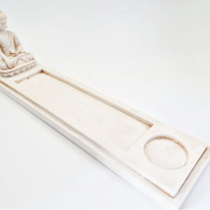 Cast Buddha Incense Holder Long