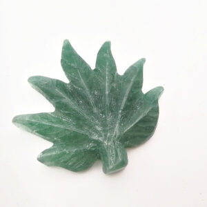 Green Aventurine Leaf