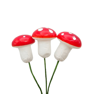 Mini Mushroom on Wire (1.5cm)