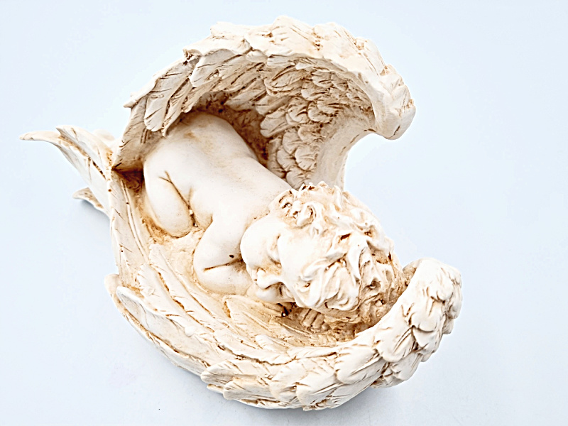 Sleeping Angel Statue with Big Wings (23cm) Sleeping Angel Statue with Big Wings (23cm) - Image 2