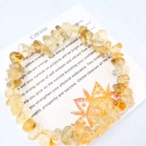 Citrine Chips Bangle