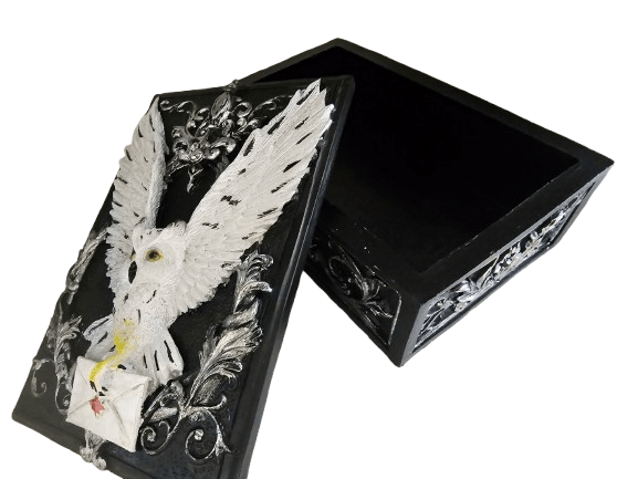 Owl Messenger Box (14cm) Owl Messenger Box (14cm) - Image 2