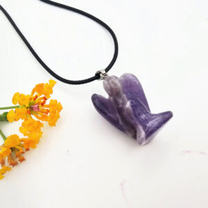 Amethyst Angel Necklace
