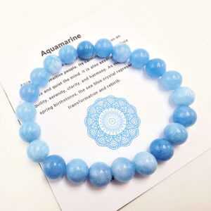 Aquamarine Bangle (8mm)