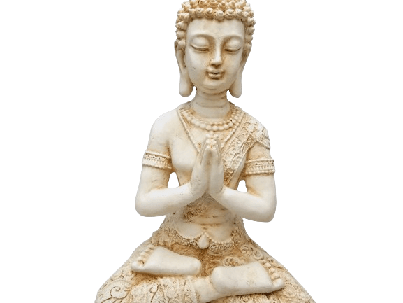 Buddha Meditation Statue on Lotus (34cm) Buddha Meditation Statue on Lotus (34cm) - Image 2