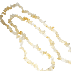 Citrine Stone Chipped Necklace