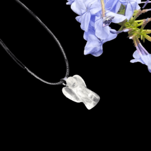 Clear Quartz Angel Necklace