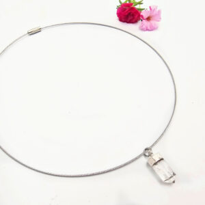 Clear Quartz Petite Chocker Necklace