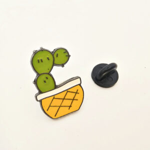 Crazy Cactus Pin Badge