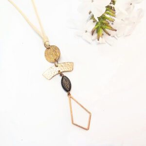 Geometric Crystal Necklace