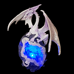 Glacial Custodian Dragon Statue Light