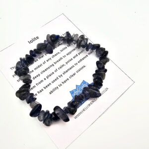 Iolite Stone Chip Bangle