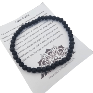 Lava Stone Bangle (4mm)