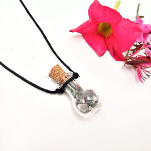 Mini Bottle Bloodstone Necklace
