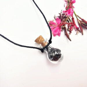 Mini Bottle Shungite Necklace