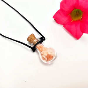 Mini Bottle Sunstone Necklace