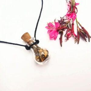 Mini Bottle Tigers Eye Necklace