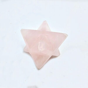 Rose Quartz Merkabah Star (1.5cm)