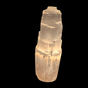 Selenite Tower Crystal Lamp (30cm)