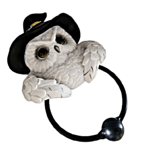 Snowy Magic Owl Knocker (20.5cm)