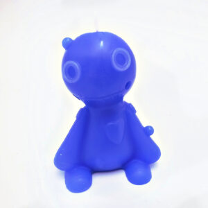Voodoo Doll Candle Blue