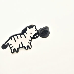 Zebra Pin Badge