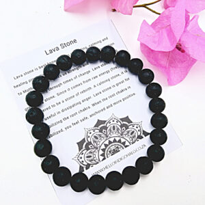 Lava Stone Bangle (8mm)
