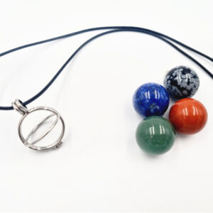 Interchangeable Cage Necklace (for 2cm Crystal Spheres)