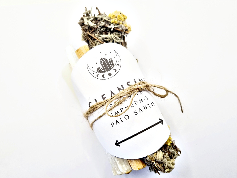 Smudge Kit Cleansing Combo (Selenite) Smudge Kit Cleansing Combo (Selenite)