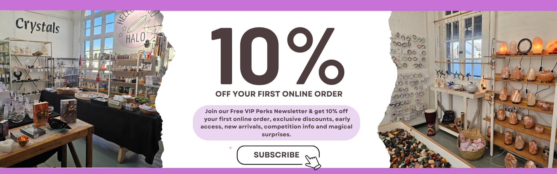 Hello Indigo Halo Online Store 10 discount banner