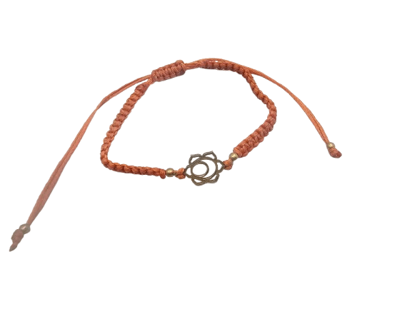 Macrame Chakra Bracelet - Sacral Orange Macrame Chakra Bracelet - Sacral Orange