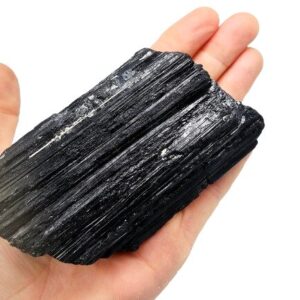 Black Tourmaline Rough E (398g)