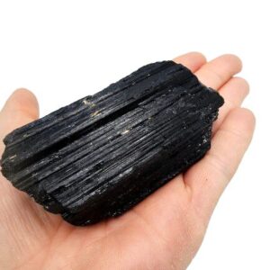 Black Tourmaline Rough Q (256g)