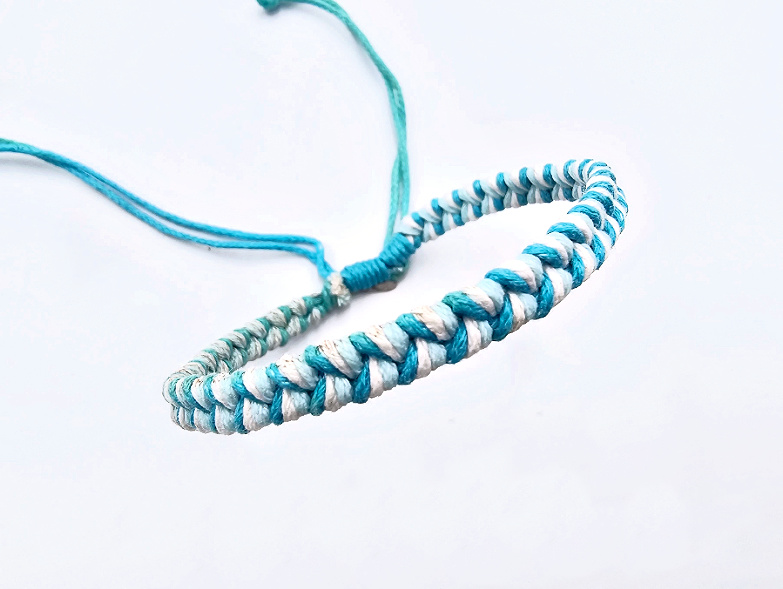 String Bracelet (Blue) Adjustable String Bracelet (Blue) Adjustable