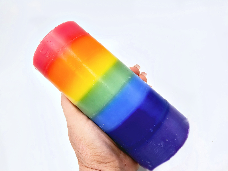 Chakra Candle Layered (15cm) Chakra Candle Layered (15cm) - Image 2