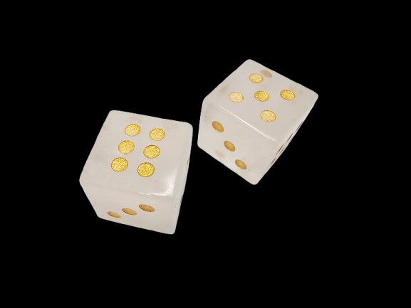 Clear Quartz Lucky Dice Clear Quartz Lucky Dice