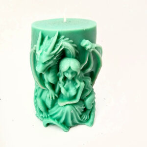 Guardian Dragon Candle Green (7cm)