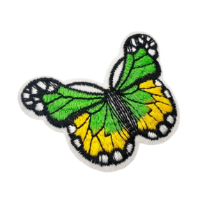 Iron on Patch - Green Butterfly (6.5cm)