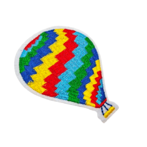 Iron on Patch - Hot Air Balloon (7cm)